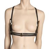 Fashion Harness Kinky shwarz gold