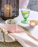 GreenGate Latte cup pale pink Alma petit inside