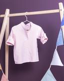 gestreiftes Jungenhemd