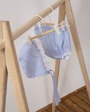 Set Filipa - Bloomer und Häubchen mit Spitzenbesatz