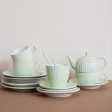 Greengate Tasse mit Untertasse pale green