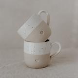 Eulenschnitt Cappuccino Tasse Herz