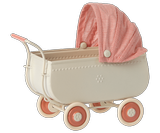 Maileg Kinderwagen, Micro - Coral 
