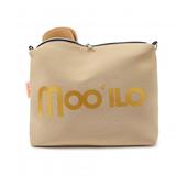 FlipFlop Beige Gold - Katja - Neopren mit Clutch