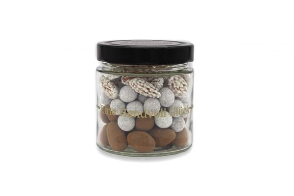 Köstlichkeiten in großer Glasverpackung Glücksgold