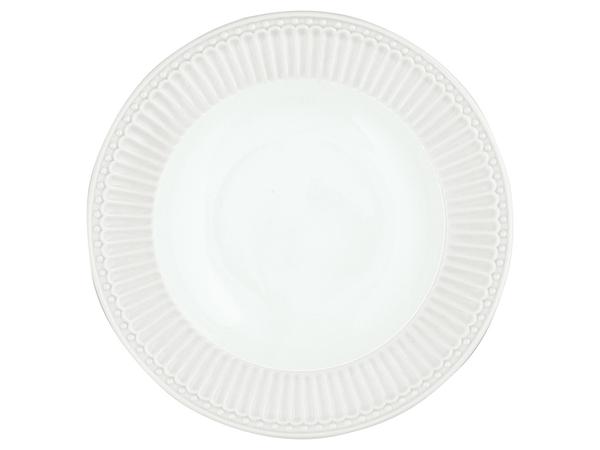 Plate Alice white