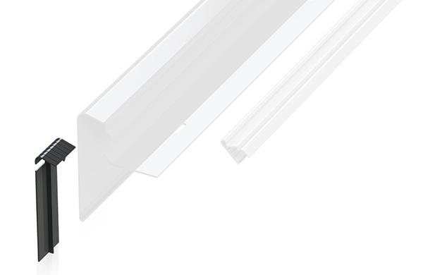 ROOOFER Dachrandprofil Verbinder PRO130 RAL 7016