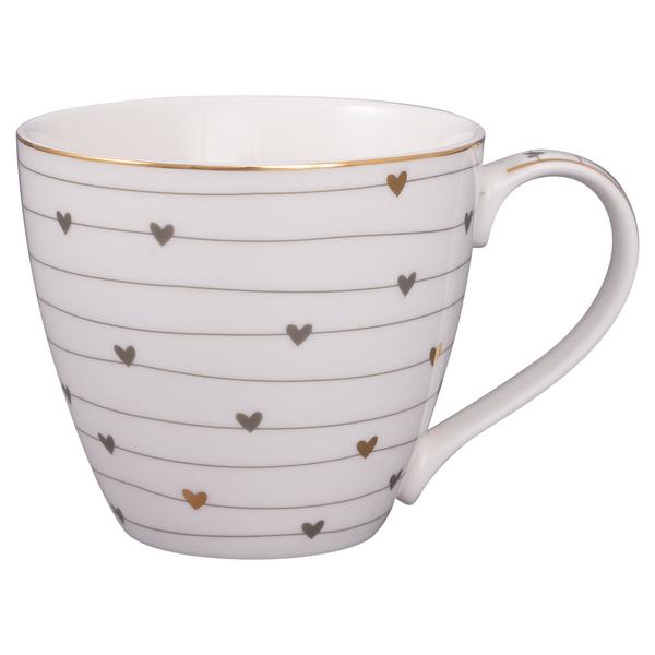 GreenGate Henkeltasse Grace grey 