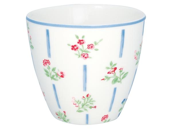 Greengate Latte Cup Hannah white 