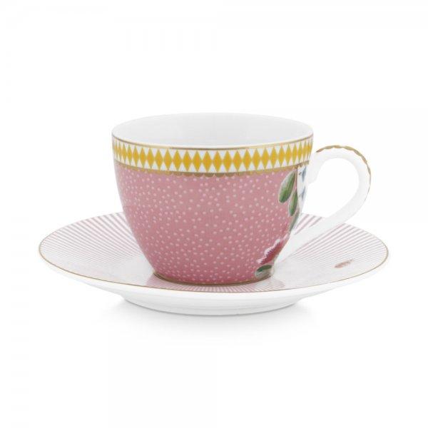 Pip Studio Espresso Cup & Saucer La Majorelle Pink 120ml