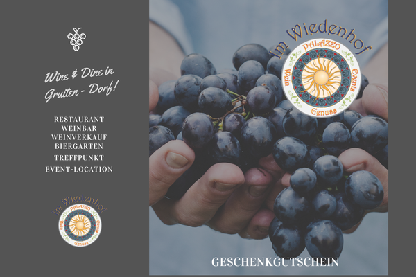 Geschenkgutschein für das Restaurant im Wert von 50,00 Euro