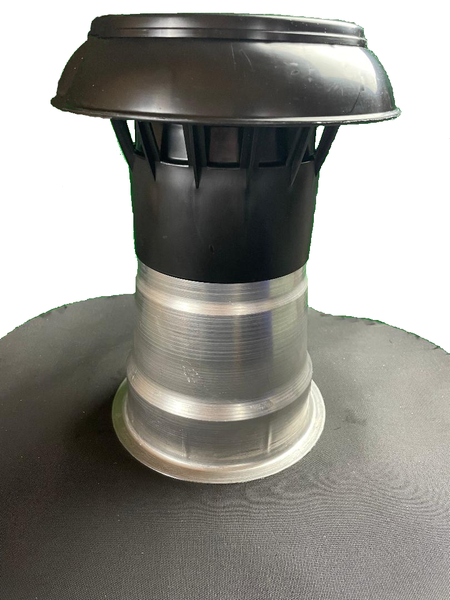 ROOOFER Flachdachlüfter Doppelwandig mit Manschette