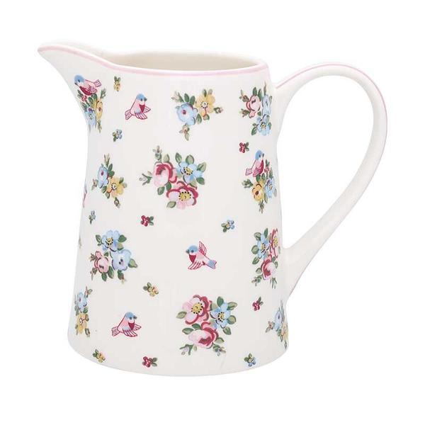 Greengate Krug Ellie white 1Liter
