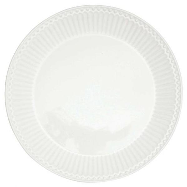 GreenGate - Alice Teller white Speiseteller 