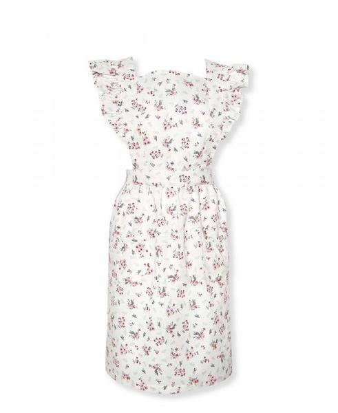 SCHÜRZE MIT RÜSCHENBAND EMBERLY WEISS