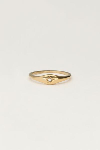 Starry Ring mit Strasssteinchen
