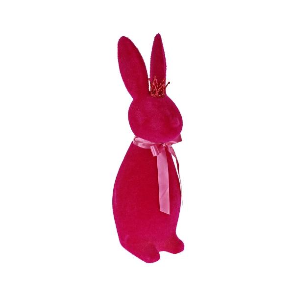 Hase m. Krone, magenta