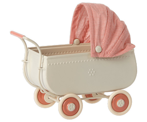 Maileg Kinderwagen, Micro - Coral 