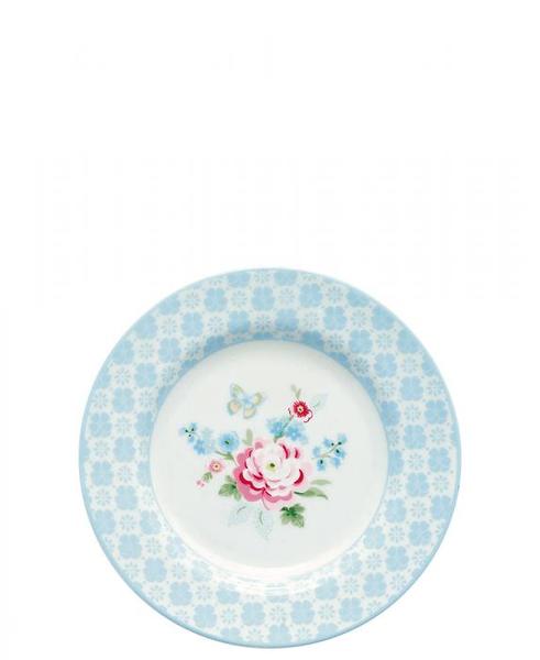 Greengate kleiner Teller (Keksteller) Edie pale blue