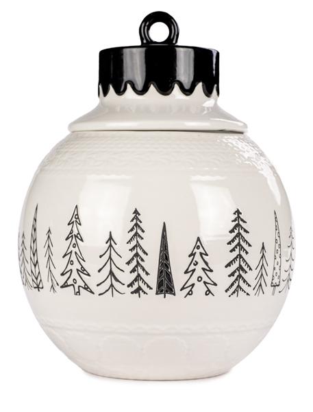 Dose XMAS Kugel aus Porzellan  27 cm ø11 cm