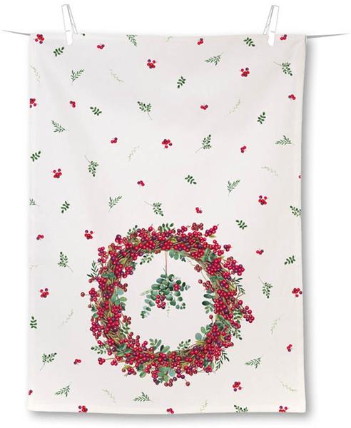 Geschirrtuch Berry Wreath 50x70cm. 