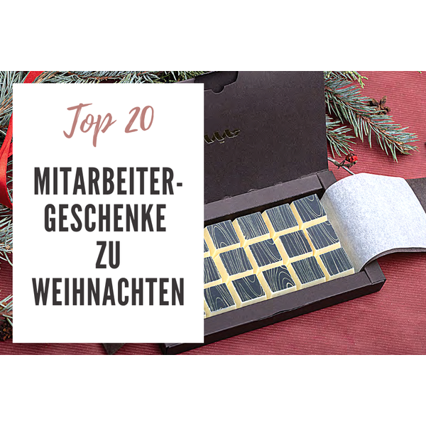 Top-20 Weihnachtsgeschenke für Mitarbeiter und Kollegen