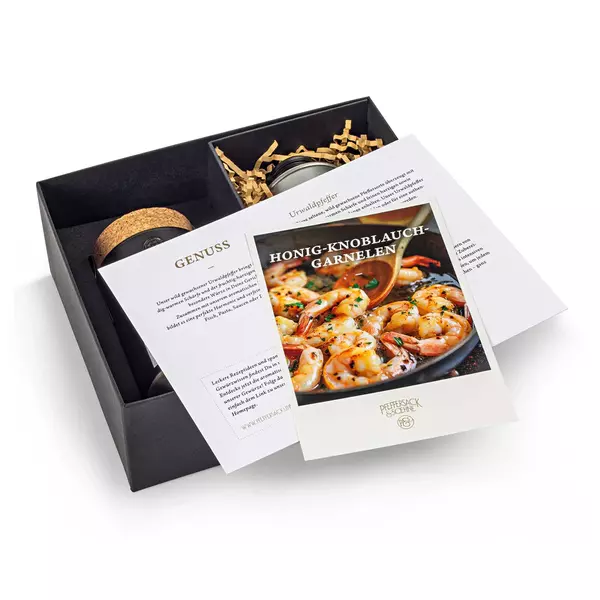 Edles Gewürz-Geschenkset mit Zitronenöl & Urwaldpfeffer - zu Weihnachten, Firmenevents und Onboarding