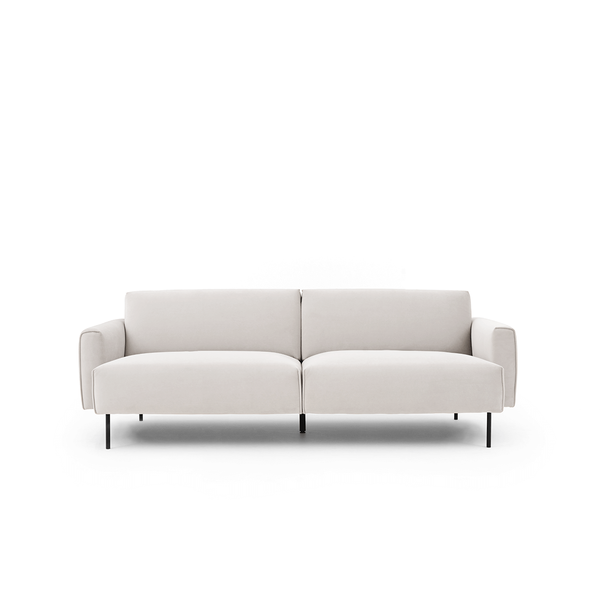 Superbequemes 2er-Sofa Moss Slim skandinavisches Design 185 cm