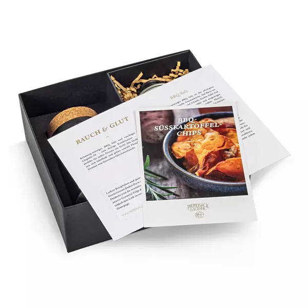 Geschenkset BBQ-Salz & Chili-Öl - Firmengeschenk mit Branding