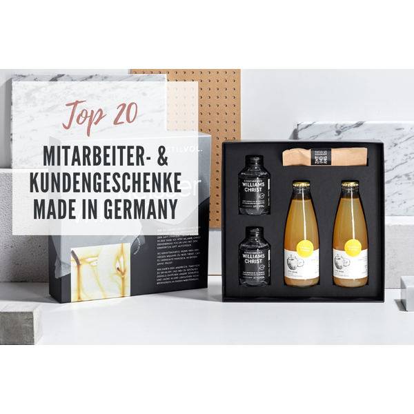 Top 20 Mitarbeiter- und Kundengeschenke Made in Germany