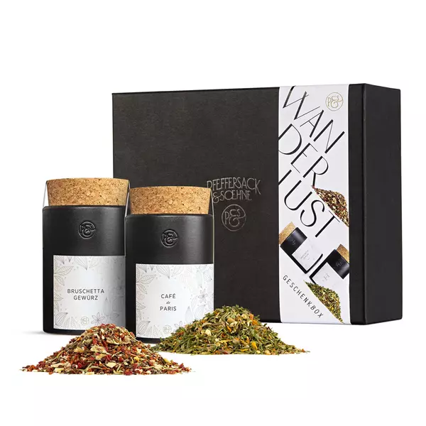 Gewürze-Vielfalt Geschenkbox edel