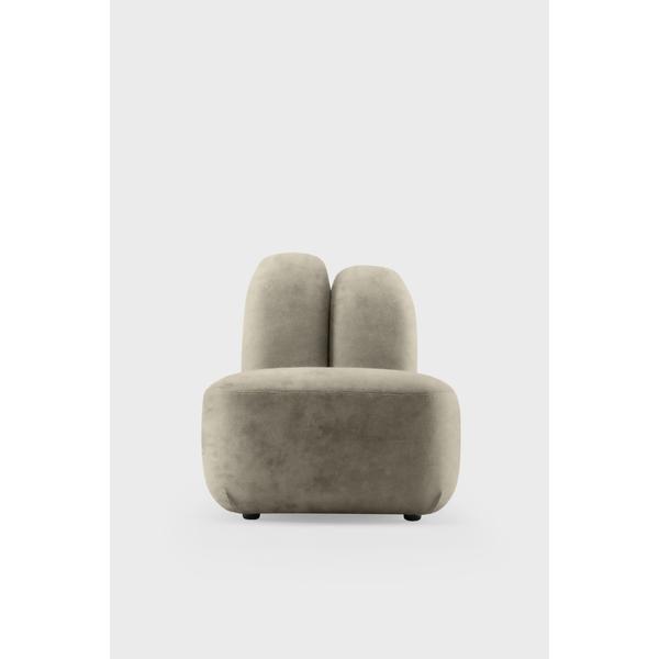 Designersessel BUNNY im modernen Design in beige