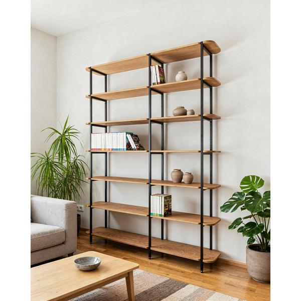 Bücherregal Crane Holz Metall skandinavisches Design