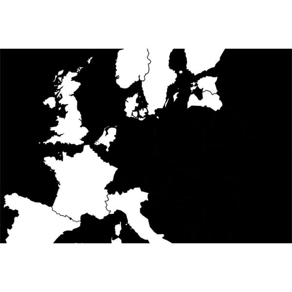 NEU: Poster Go!Europe! - die Europakarte in schwarz-weiß!