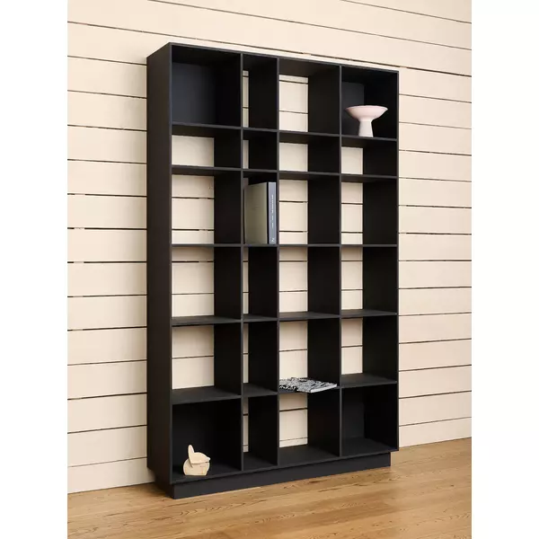 Bücherregal aus Holz in schwarz online bestellen