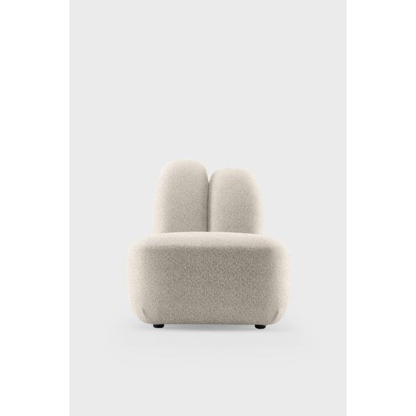 Designersessel BUNNY im modernen Design in hellbeige