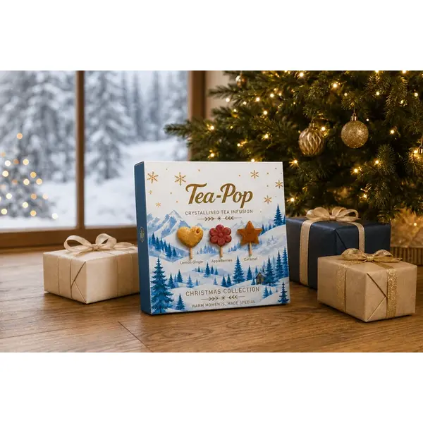 Innovativer Weihnachtstee Geschenk mit Branding