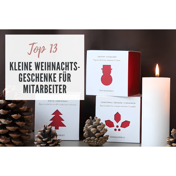 Kleine Mitarbeitergeschenke zu Weihnachten: 13 Ideen unter 15 €