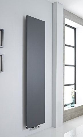 Design Heizkörper RUBI – Vertikal mit Mittelanschluss – 1800mm x 400mm 1