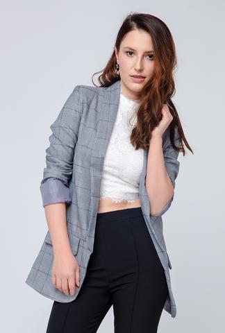 Blazer mit Karomuster