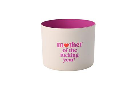 GOA, WINDLICHT, MOTIV: MOTHER OF THE FUCKING YEAR!, WEISS/NEON PINK