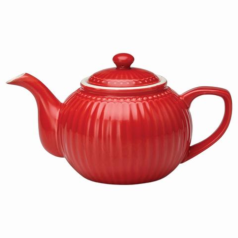 Greengate Teekanne Alice red
