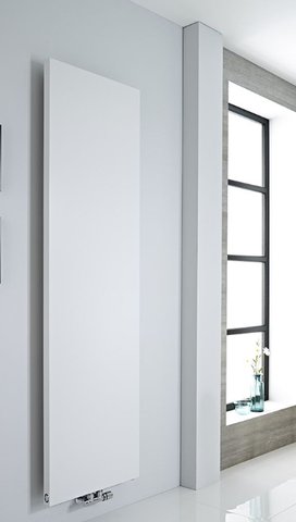 Design Heizkörper RUBI – Vertikal mit Mittelanschluss in weiß – 1800mm x 500mm 