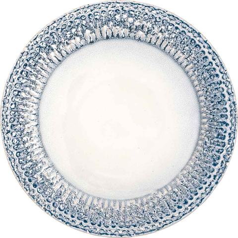 Frühstücksteller Alice ripple blau 