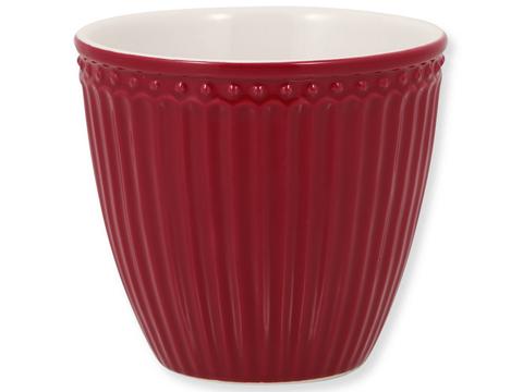 GreenGate Latte Cup Alice Claret Red