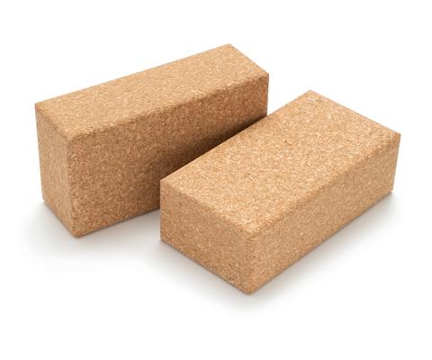 Yoga block, Korkblöcke