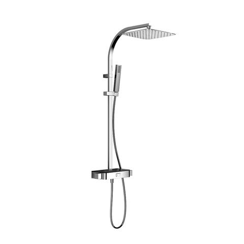 HSK AquaSwitch RS 500 Thermostat Shower-Set schwarz Kopfbrause 400mm 1001940-KB18-08