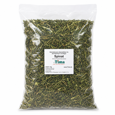 ®Tima Spinat 1 kg getrocknet für Kaninchen und Nager