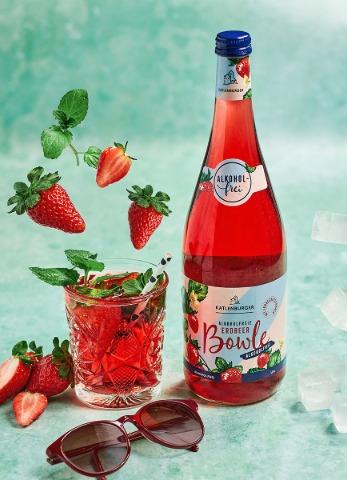Alkoholfreie Erdbeerbowle