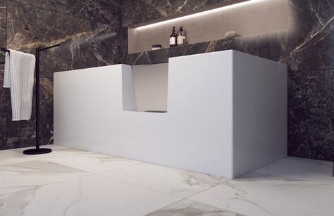 Badewanne mit Tür 180x80 cm – Uppsala Easy Komfortbadewanne mit Einstieg rechts1